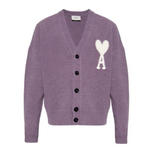 Cardigan med logo