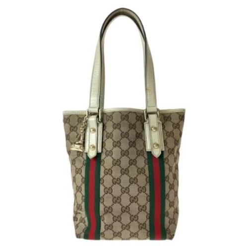 Pre-owned Canvas gucci-tasker