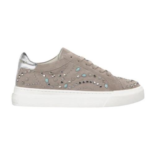 Studded Læder Platform Sneaker