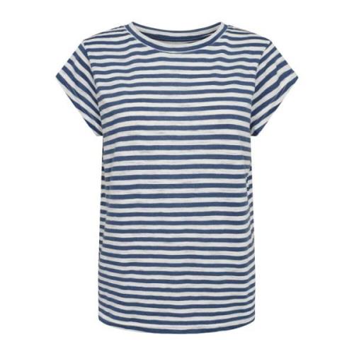 Ulla Stripe SS T-shirt Navy White