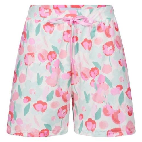 Blomstret Mint Pink Shorts