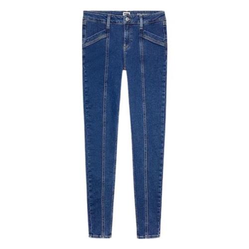 Asymmetrisk Skinny Fit Denim Jeans