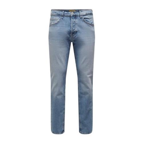 Komfort Lyseblå Jeans