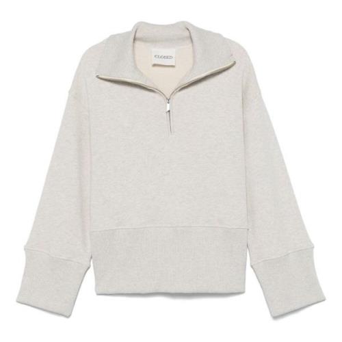 Beige Half Zip Longsleeve