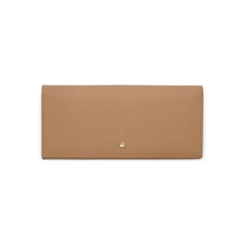 Beige Cow Leather Wallet