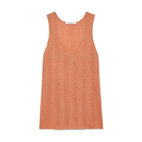 Lurex Ribbed Tank Top