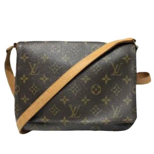 Pre-owned Canvas louis-vuitton-tasker