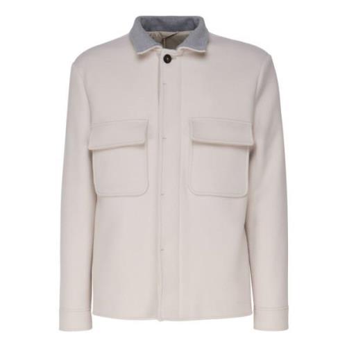 Casual Wool Jacket Light Sand