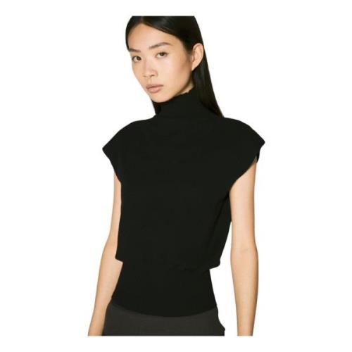 Strikket Turtleneck Top