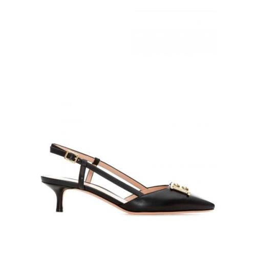 Elegant Slingback Pump i Sort