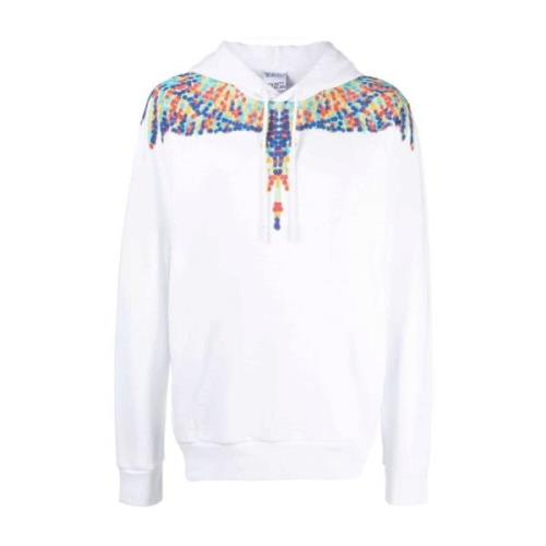 Sort Hoodie med Grafisk Print