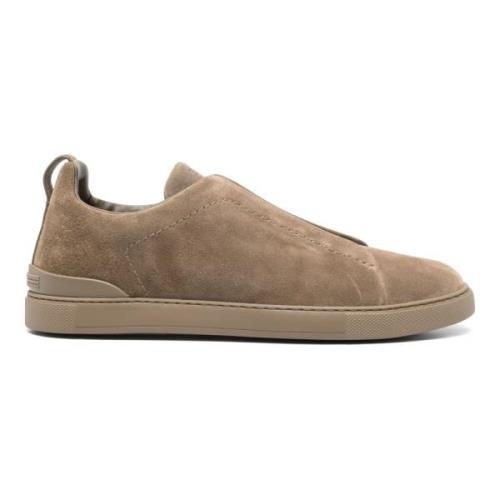 Suede Triple Stitch Sneakers