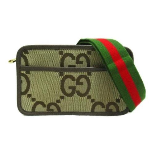 Pre-owned Canvas gucci-tasker