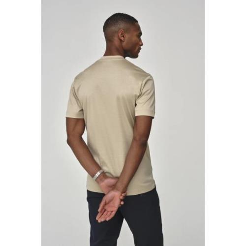 Interlock Supima Beige T-Shirt