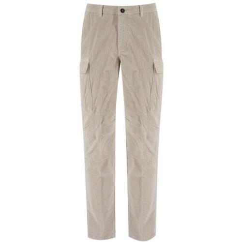 Cargo Style Straight Leg Trousers