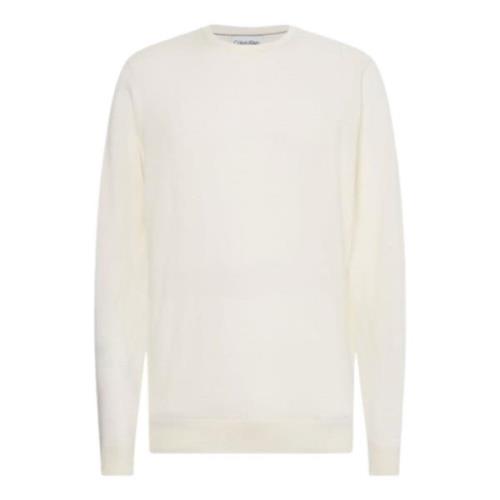 Beige Merino Uld Sweater