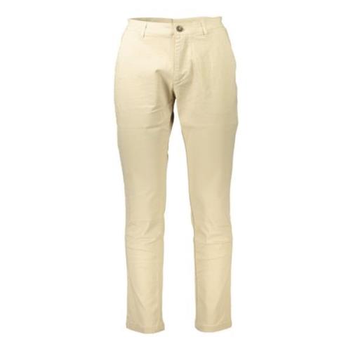 Beige Slim Fit Herrebukser