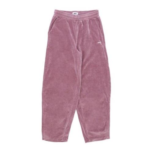 Chenille Tracksuit Bukser Lilla