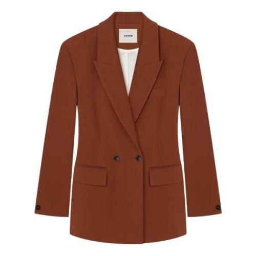 Boxy Blazer med Peak Revers