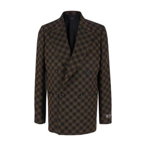 Brun Quad Blazer Jakke