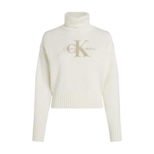 Trykt Turtleneck Jumper