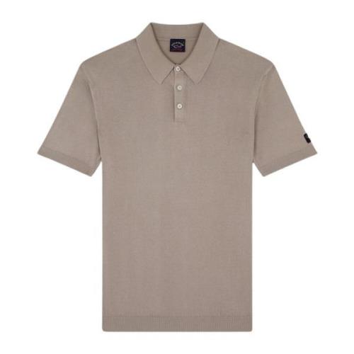 Bomuld Beige Polo Shirt