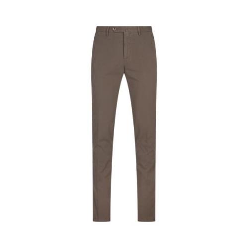 Brun Slim Fit Bomuld Bukser