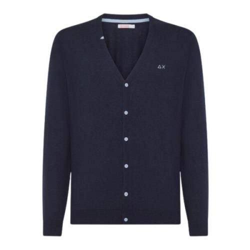 Navy Blue Cardigan Sweater