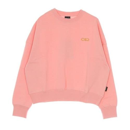 Pink Logo Crewneck Sweatshirt Langærmet