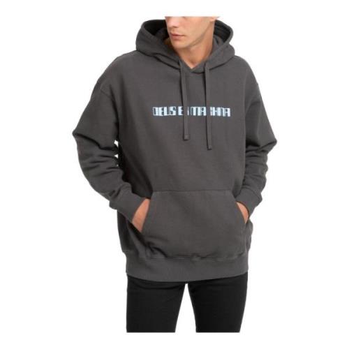 Mønstret Logo Lomme Tech Hoodie