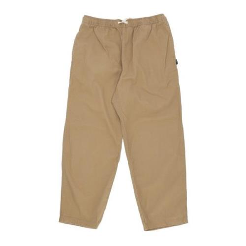 Afslappede Twill Khaki Bukser