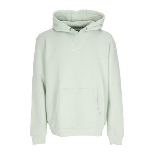 Lys Mint Essential Hoodie med Frontlomme