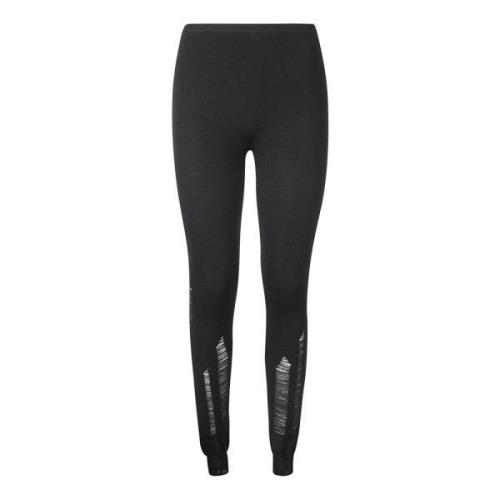 Elastisk talje leggings bukser