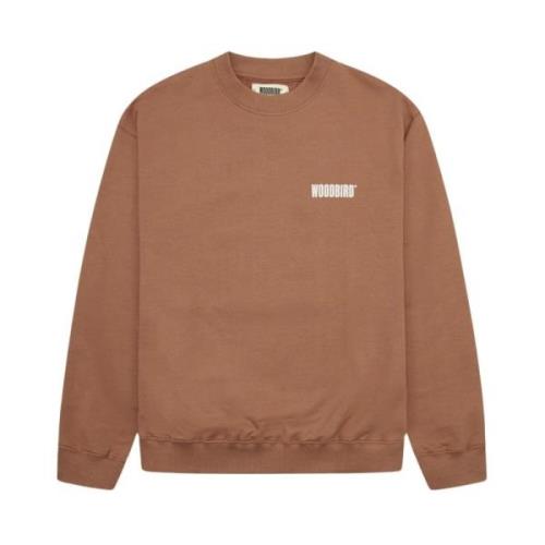 Sweatshirt med logo print