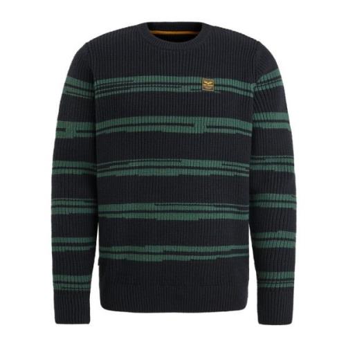 Stribet Bomuldsblandet Sweater