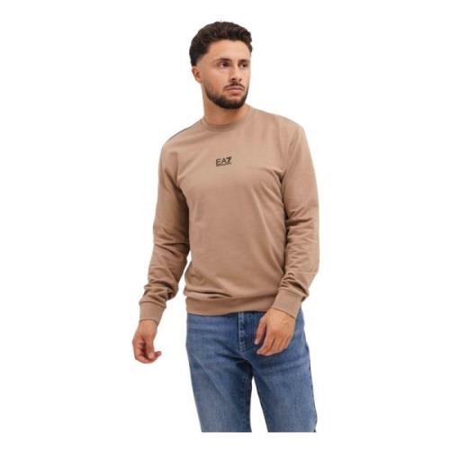 Brun Sweater Mænd Trendy Stil