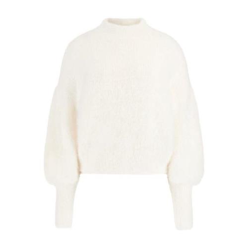 Creme Hvid Crewneck Sweater