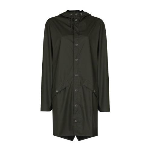 Olive Vandtæt Windbreaker Jakke