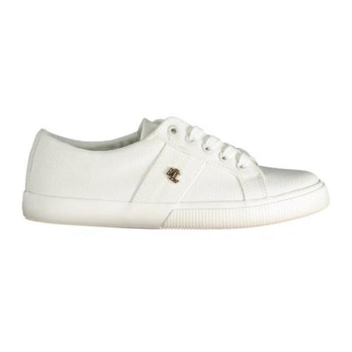 Sporty hvide sneakers med ikonisk logo