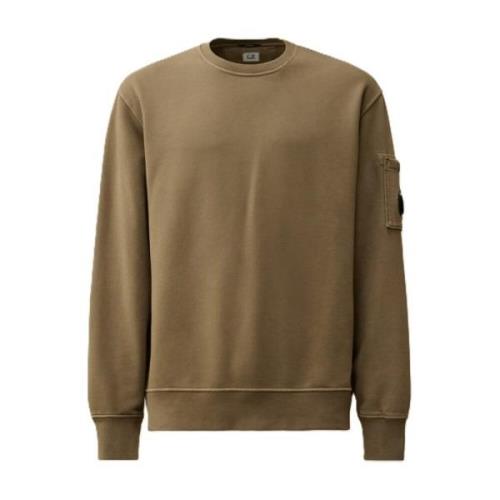 Beige Børstet Sweatshirt