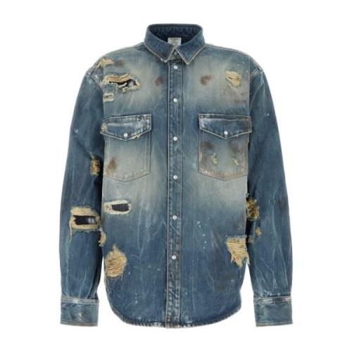 Stilfuld Denim Skjorte