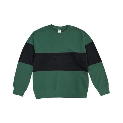 Farveblok Crewneck Sweatshirt