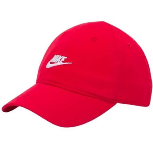 Curve Brim Cap Rosso Bomuldsmateriale