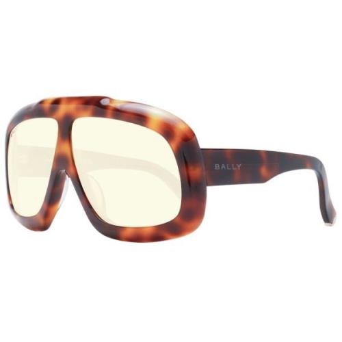 Brun Unisex Aviator Solbriller