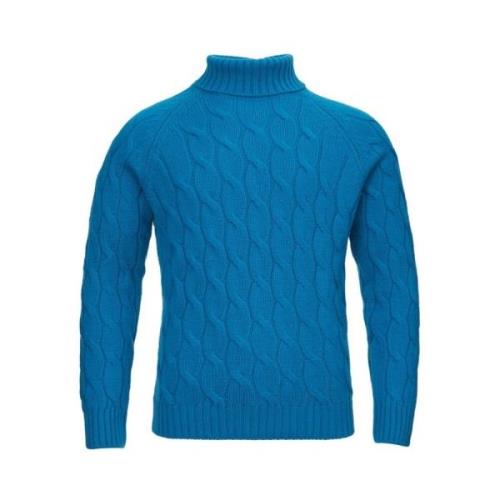 Blå Uld Elegance Pullover