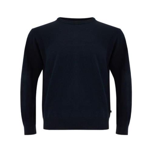 Elegant Bl Wool Sweater til Mnd