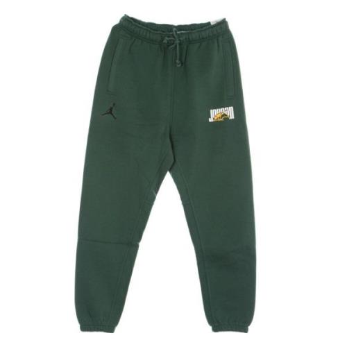 Sporty Fleece Tracksuit Bukser Noble Green/Sort