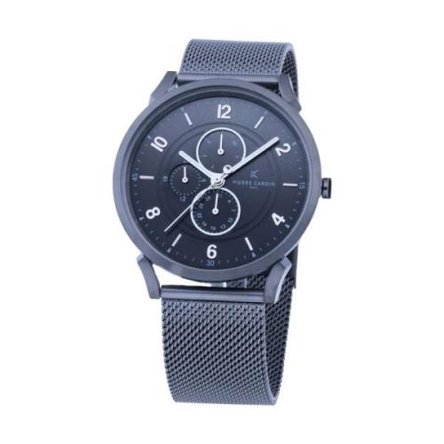 Gunmetal Herre Analog Ur Klassisk Elegant