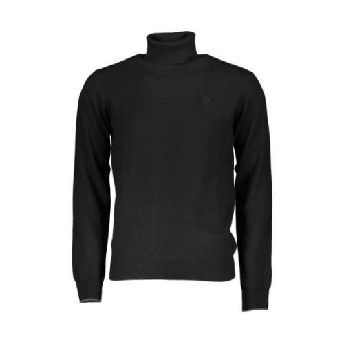 Elegant Broderet Turtleneck Sweater