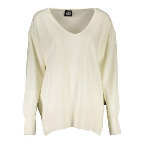 Eco-Chic Logo V-Neck Pullover